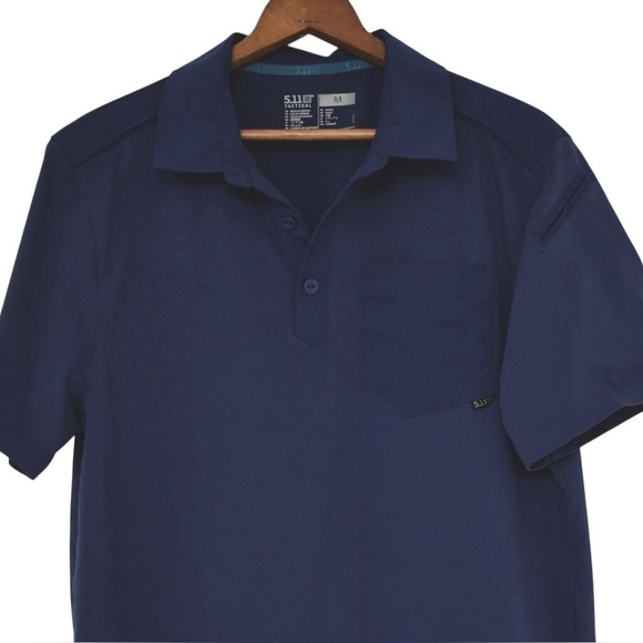 5.11 Tactical Men's Navy Polo Shirt Size Extra Large - Picture 1 of 6